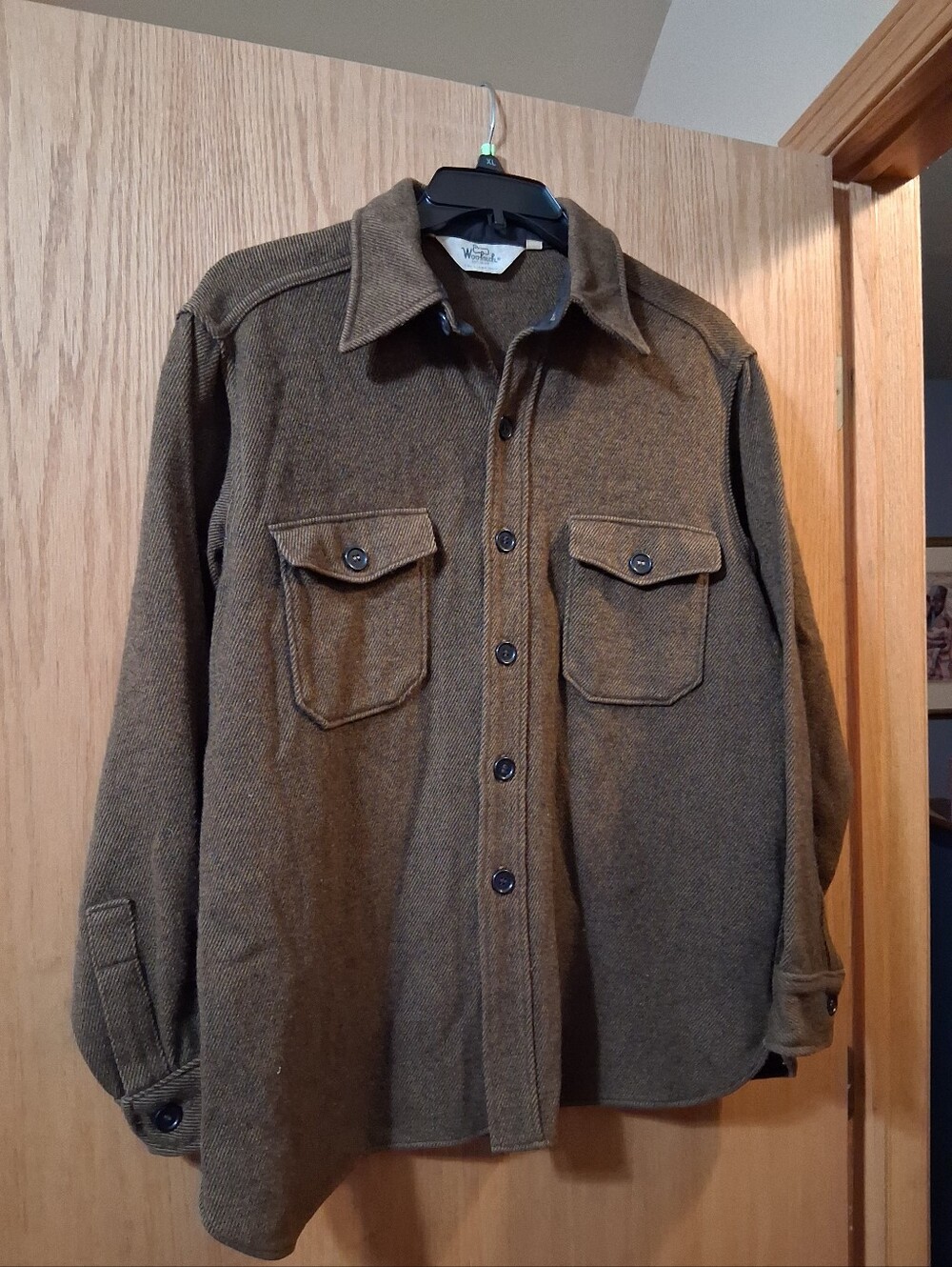 vintage Woolrich shirt jacket, wool blend, XL Shacket, Quality Durable Outdoor